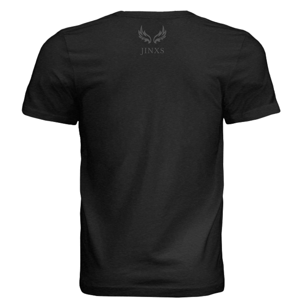 BLK HTHR TRIBLND - 3413C - BACK