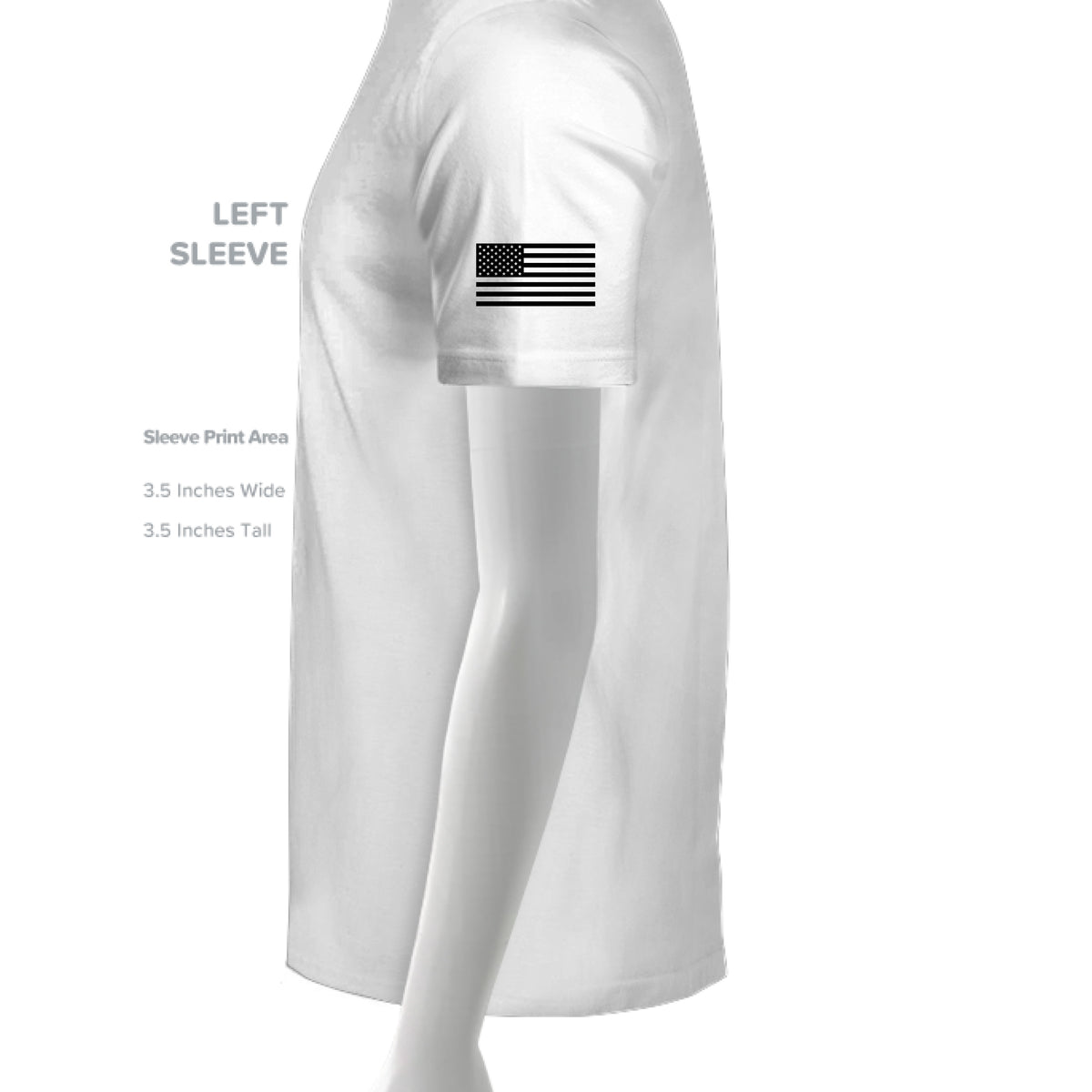 Solid White Blend - 1010BE - SLEEVE_LEFT
