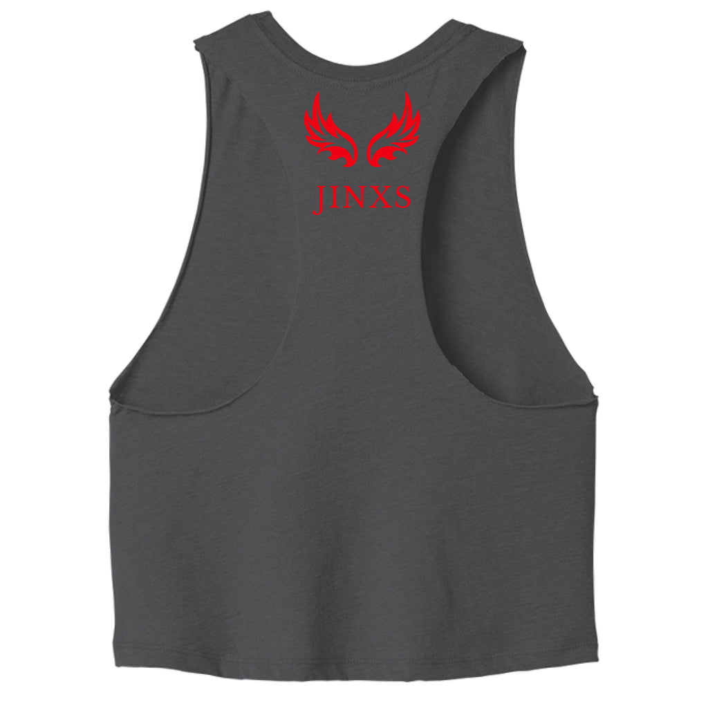 DARK GRY HEATHER - 6682 - BACK