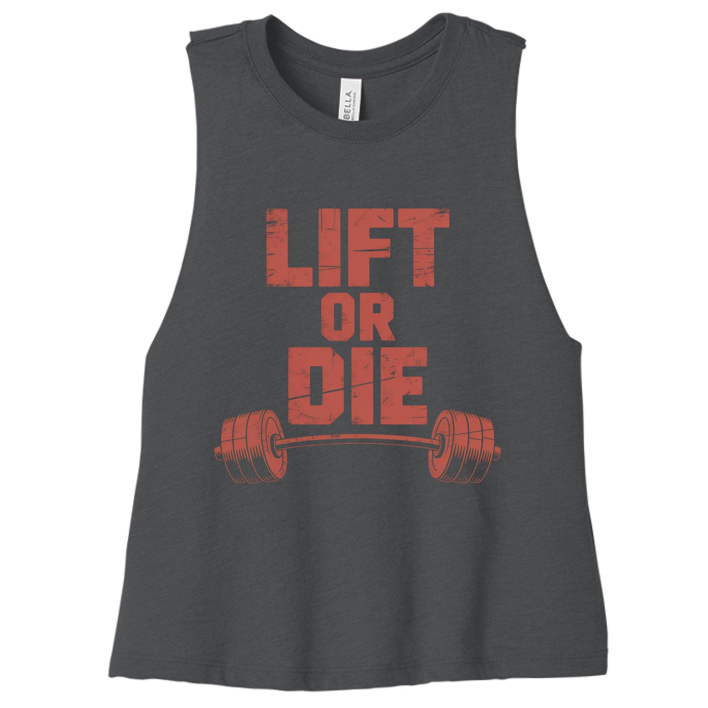 DARK GRY HEATHER - 6682 - FRONT