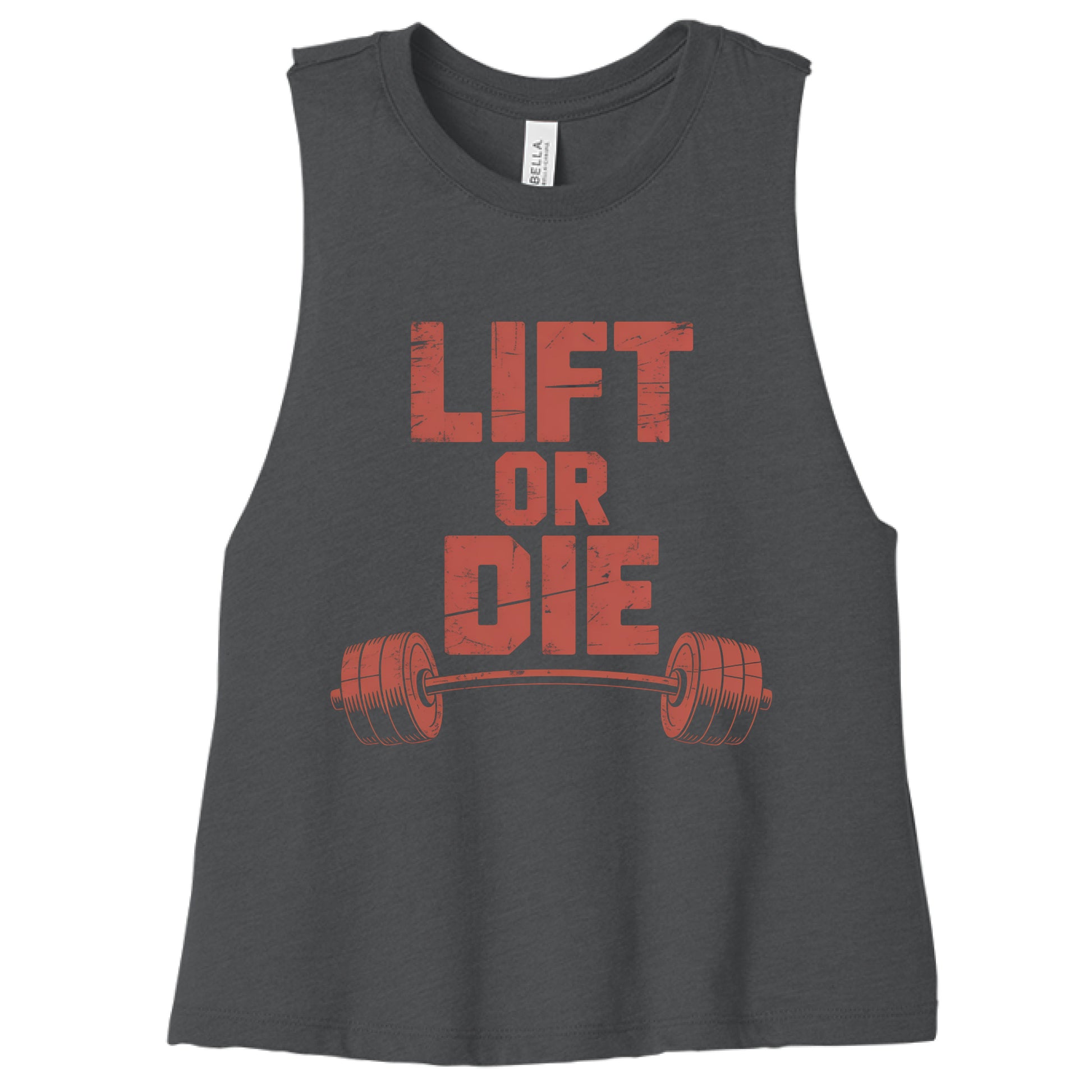 DARK GRY HEATHER - 6682 - FRONT