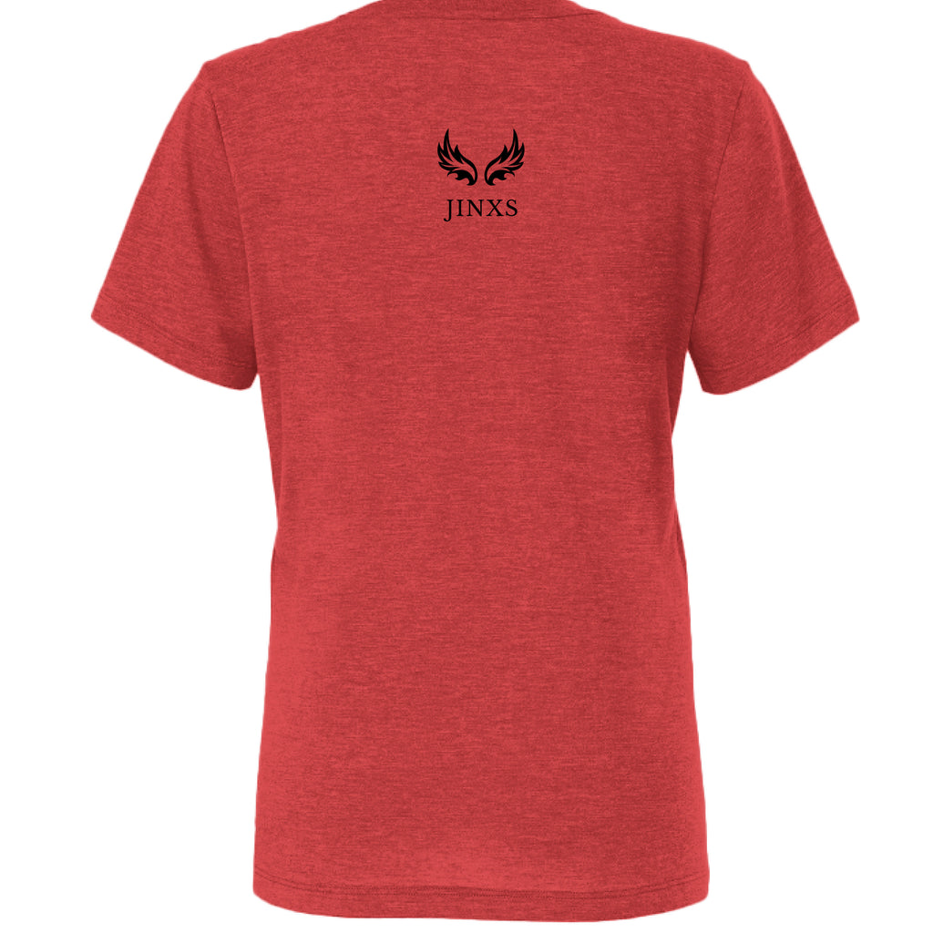 RED TRIBLEND - 6413 - BACK