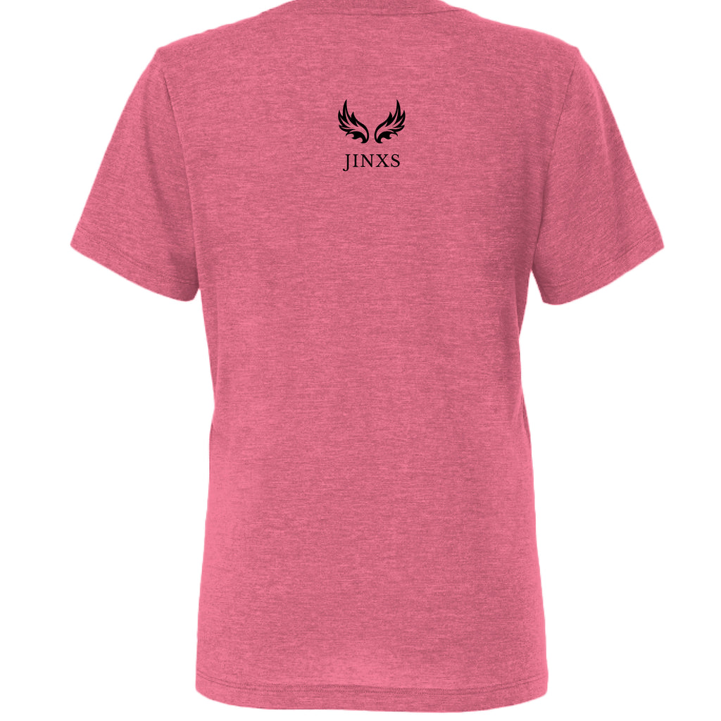 Char Pink Triblend - 6413 - BACK