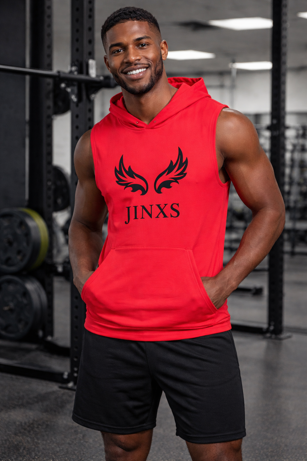 Jinxs sleeveless Hoodie shirt